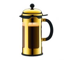 Bodum New Chambord Kaffeebereiter 8 Tassen, Chrom, Gold, 10.7 x 17.5 x 25 cm