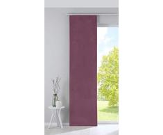 Gardinenbox Verdunkelung Flächenvorhang Schiebegardine »Milano« Samt Blickdicht Blackout Paneelwagen Beschwerungsstange Altrosa HxB 245x60 cm, 203571