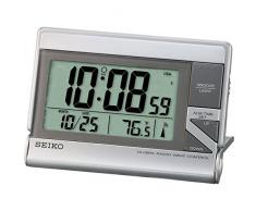 Seiko Unisex Wecker Digital Kunststoff schwarz QHR024S