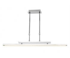 Brilliant Salamanca LED Pendelleuchte Balken 100cm höhenverstellbar chrom 1500 Lumen, LED integriert