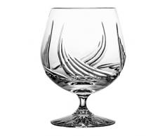 Crystaljulia Cognacglas, Kristall, 500ml, 10.5 x 10.5 x 14.5 cm, 6-Einheiten