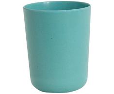 EKOBO Bano Lagoon Zahnputzbecher, Bambus, 8x8x10 cm