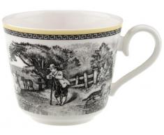 Villeroy & Boch Audun Ferme Tasse, 350 ml, Höhe: 8cm, Premium Porzellan, Weiß/Bunt