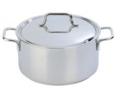demeyere Apollo Kochtopf mit Deckel 22 cm Durchm, 4 Liter V, 11cm h.