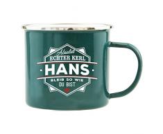 History & Heraldry 03208000044 Kaffeebecher, Emaille, Mehrfarbig, 12.5 x 9.7 x 8.6 cm