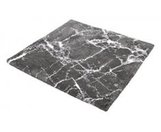 Kleine Wolke Como Badteppich, 100% Baumwolle, Platin, 60 x 60 cm