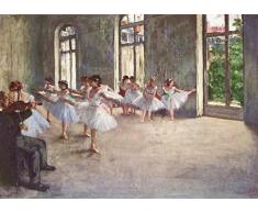 Legendarte Kunstdruck auf Leinwand. Ballettprobe. Bild von Edgar Degas