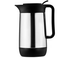 Helios Contur Push Isolierkanne, Edelstahl, 0,6 Liter