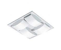 EGLO WASAO Wand- / Deckenleuchte, Edelstahl, Integriert, 5.4 W, chrom