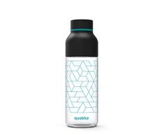 Quokka Ice - Geo Black 720 ML |Wiederverwendbare Wasserflasche - Tritan |