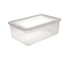 keeeper Aufbewahrungsbox mit Air Control System, 39 x 26,5 x 14 cm, 11 l, Bea, Transparent
