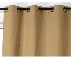 LINDER Vorhang Trend, Baumwolle, Senfgelb, 140 x 260 cm