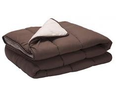 Pikolin Home - Steppdecke / Mikrofaserfüllung, Federgefühl, Herbst-Winter, 300 gr/m², 220 x 220 cm, Bett 135/140, braun