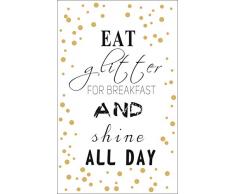 Rayher 60958000 Abziehmotive Glitter, schwarz/gold, hauchdÃ¼nn, 2 BÃ¶gen 10 x 16 cm, Tattoo, Aufkleber, Abziehbild, Wasserschiebebild, fÃ¼r glatte OberflÃ¤chen, Glas, Kunststoff, Keramik, Metall, Spiegel