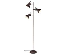 Reality Leuchten Stehleuchte Gina R41153024, Metall Rostfarbig, exkl. 3x E14