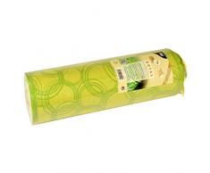 Papstar, Tischläufer, stoffähnlich, PV-Tissue Mix ROYAL Collection 24 m x 40 cm limonengrün Bubbles auf Rolle, #86505