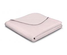 biederlack Überwurf, Baumwoll-Mischgewebe, zweifarbig, Lotus Soft Pink