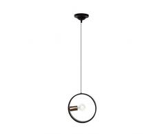 Brilliant Coriolis Pendelleuchte, Metall, schwarz/Kupfer, Norme