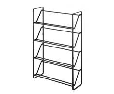 YAMAZAKII Schuhablage, Metall, Schwarz, One Size