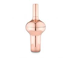 Tom Dixon PMCS01 Plum Cocktail Shaker Futuristisch Kupfer Design Konische Enden für besseren Halt Inklusive Spirituosenmaß verkupfert, Edelstahl, M