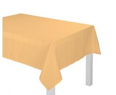 Adam Graphic Ventus Light Tischdecke, Bio Baumwolle, Dunkelgelb, 120 x 120 cm