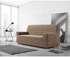 Zebra Textil sofahusse, Braun, 4 sitzer