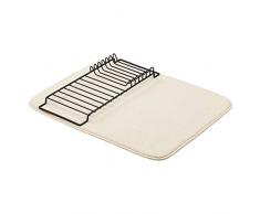 AmazonBasics – Abtropfgestell, 40,6 x 47,7 cm, Leinen/Schwarz
