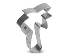 Patisse Ausstechform Palme Edelsstahl 8 cm, Edelstahl, Silber, 8 x 8 x 8 cm