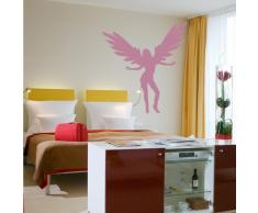 INDIGOS 4052166071406 Wandtattoo w433 Sexy Fee / Engel Wandaufkleber 120 x 110 cm, violett