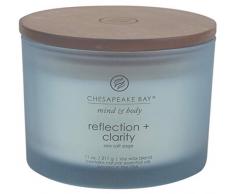 Chesapeake Bay Candle Scented Candle, Reflection + Clarity (Sea Salt Sage), Coffee Table