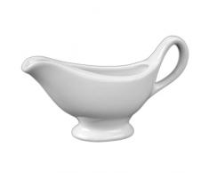 Holst Porzellan SA 116 Sauciere 0,12 l Lukullus, weiß, 15 x 5 x 8.5 cm, 6 Einheiten