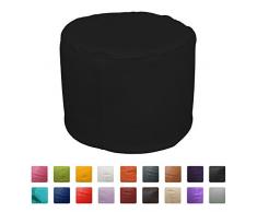 Hand Fotos Sitzsack Hocker 50 x 50 x 45 (schwarz)