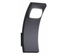 Trio Leuchten LED Außen-Wandleuchte, Aluminiumguss, inklusiv 6 W, Höhe 22 cm, anthrazit 220260142