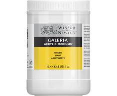 Winsor & Newton 3054823 Galeria Bindemittel, 1 Liter Topf, Kleber für Sand, Steine, Holz, und Kacheln