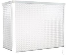 ECO-DuR 4024879002527 Kassetten ECK Duschrollo 137 x 62 cm weiß - Kreisel