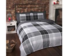 Rapport Bettbezug, grau, Doppelbett