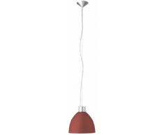 Brilliant Pendelleuchte Tibo, titan/rot 76770/71