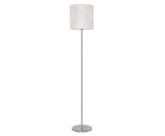 EGLO Standleuchte, Metall, E27, Beige