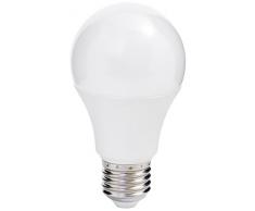 Müller-Licht LED Lampe Birnenform Essentials ersetzt 60 W Plastik E27, 9 W, Weiß 1er