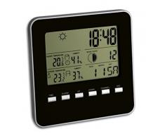 TFA Dostmann Wetterstation, Stahl, schwarz, 20 x 10 x 10 cm, 443918
