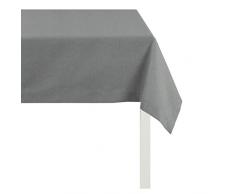 APELT Runde Tischdecke, Polyester-Baumwolle, Anthrazit, 170 x 170 x 0.5 cm