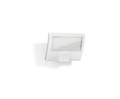 Steinel LED-Strahler XLED Curved weiß, 10.5 W Flutlicht, 160° Bewegungsmelder, 8 m Reichweite, Wandleuchte außen