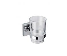 Croydex Flexi-Fix Chester Zahnputzbecher mit Halterung