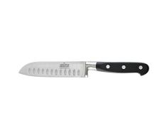 Richardson Sheffield V SABATIER Santoku-Messer mit Kullenschliff, 12,5 cm Klinge, extrem scharf, Profi Messer, Chefmesser, Universalmesser, spülmaschinenfest