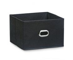 Zeller 14403 Aufbewahrungsbox, Vlies, schwarz, ca. 24 x 23 x 16 cm