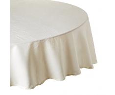 CALITEX TAFT Knittereffekt Tischdecke Polyester Pflaume 250 x 150 cm