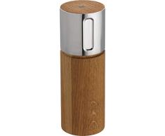 WMF Nature Salz und Pfeffermühle unbefüllt Eichenholz Keramikmahlwerk Mühle, für Salz, Pfeffer, Chillischoten, H 18 cm