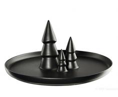 ASA Teller, Keramik, Schwarz, 30 cm