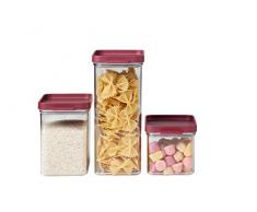 Mepal Set Vorratsdose Omnia, 3-teilig - Nordic Berry set-vorratsdose-omnia-3-stafck-nordic-berry, san/abs/TPE, 0 mm, 3