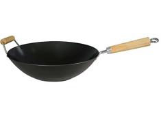 Swift Spice Wok aus Carbonstahl, 34 cm, dickwandig, mit Antihaftbeschichtung